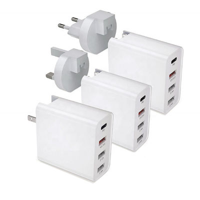 أكثر من حماية الجهد الكهربي USB Type C PD 48W US QC 3.0 Wall Adapter
